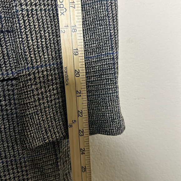 VTG Bill Blass Sport Coat Jacket Casual Men 40R Glen Check Pattern Wool 90s Prep - Picture 9 of 15